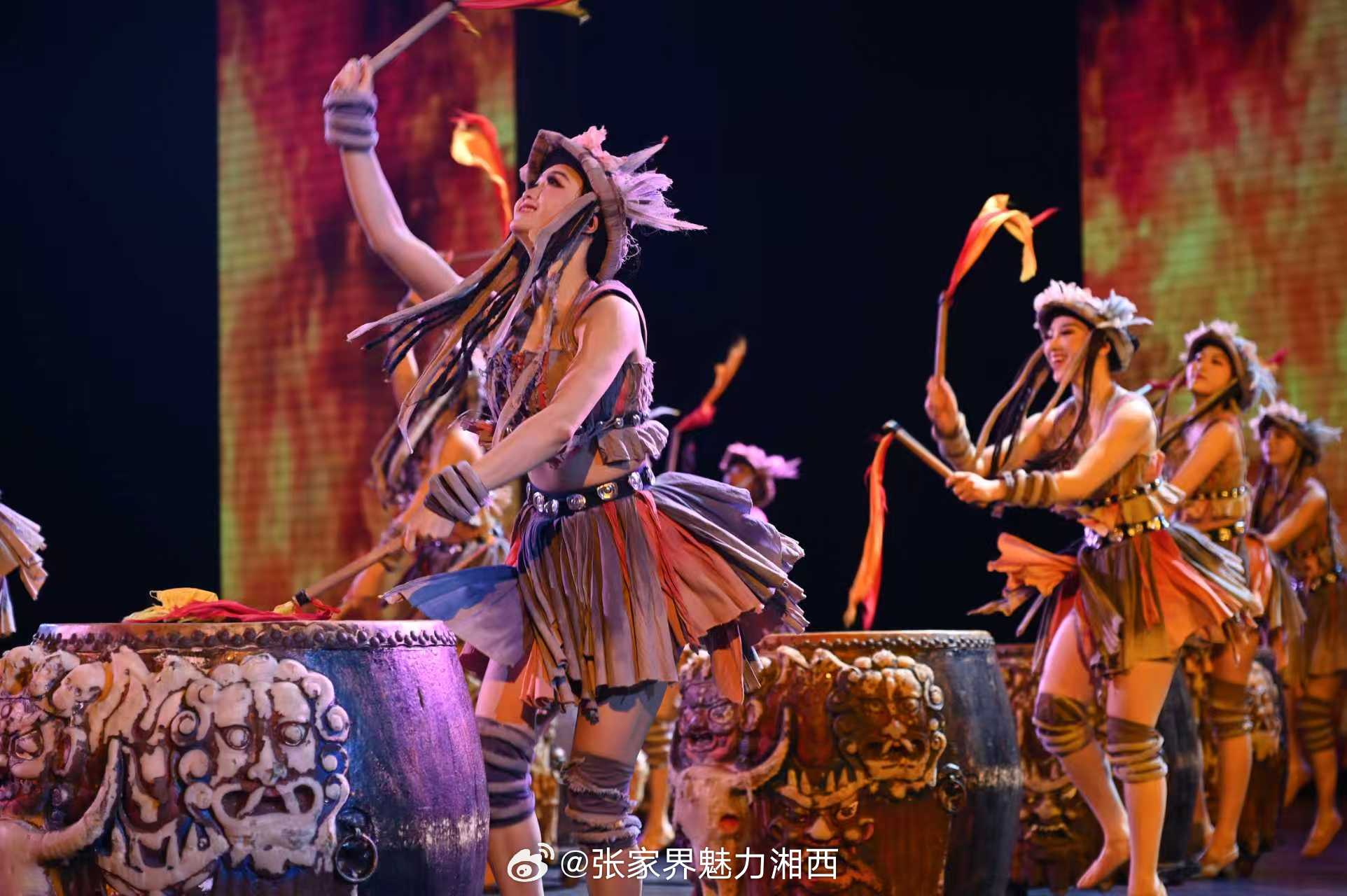 Outdoor musical drama show Charming Xiangxi performance