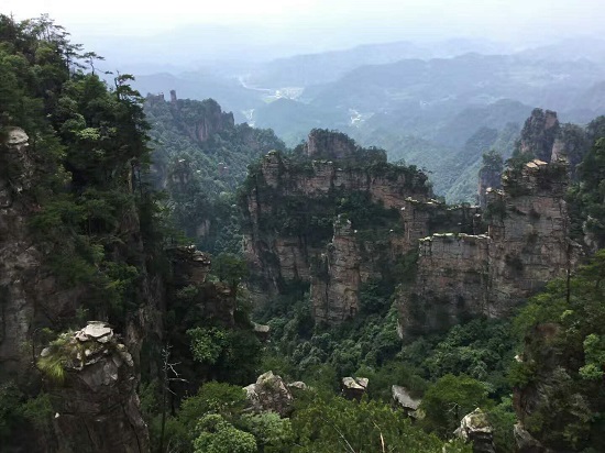 The Natural Great Wall in Yangjiajie Scenic Area