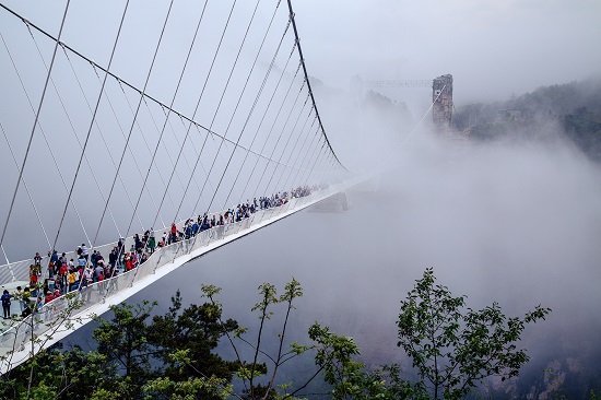 张家界大峡谷玻璃桥