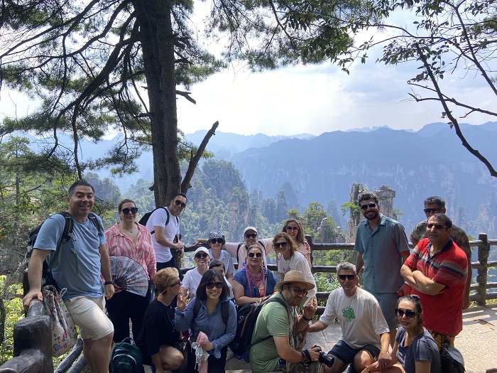 the Group Tour to Zhangjiajie National Forest Park