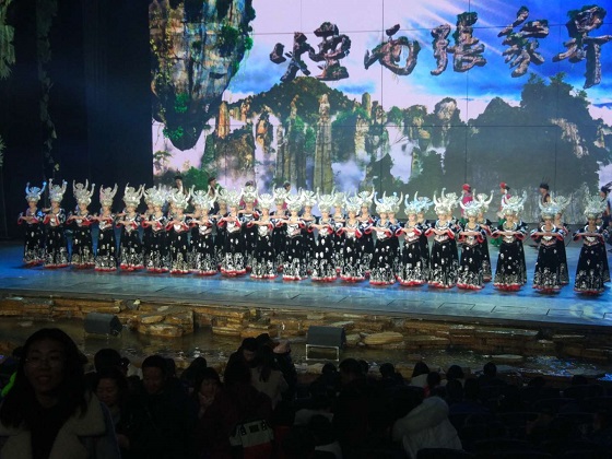 The Misty Rain Show in Zhangjiajie